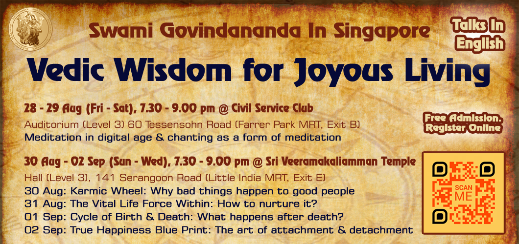 Vedic Wisdom for Joyous Living - Swami Govindananda